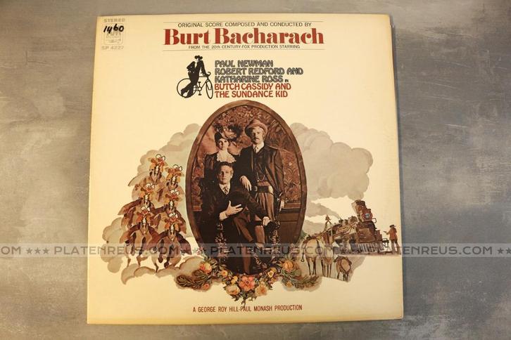 LP Burt Bacharach – Butch Cassidy And The Sundance Kid 3728, Cd's en Dvd's, Vinyl | Jazz en Blues, Jazz, 1960 tot 1980, 12 inch