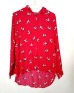 Rode blouse print, Ophalen of Verzenden, Zo goed als nieuw, Maat 36 (S), Rood