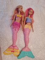 2 Barbie Zeemeermin Poppen - Zo Goed Als Nieuw!, Ophalen of Verzenden, Zo goed als nieuw
