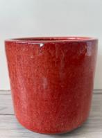 Zaalberg vintage bloempot keramiek helder rood, Antiek en Kunst, Ophalen of Verzenden