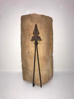 Nokvorst met smeedwerk en verlichting, Ophalen of Verzenden, Gebruikt, Overige materialen