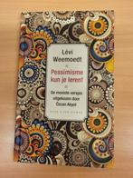 Pessimisme kun je leren., Boeken, Ophalen of Verzenden, Nieuw, Levi weemoedt, Eén auteur