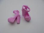 barbie schoenen enkelbandje zacht roze nieuw, Verzamelen, Poppen, Ophalen of Verzenden, Nieuw, Accessoires