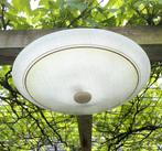 Mooie Retro Plafonniére - retro plafondlamp mid century, Ophalen, Gebruikt, Glas, Vintage retro