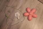 IKEA Bloemenlamp - Roze, Huis en Inrichting, Lampen | Hanglampen, Kunststof, Ophalen of Verzenden, Zo goed als nieuw, Modern