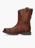 Sacha bruine leren  boots met imitatie bont maat 45, Bruin, Boots, Ophalen of Verzenden, Zo goed als nieuw