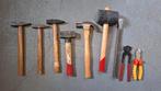 Gereedschap set: Hamers en tangen - 9 stuks, Ophalen, Gebruikt