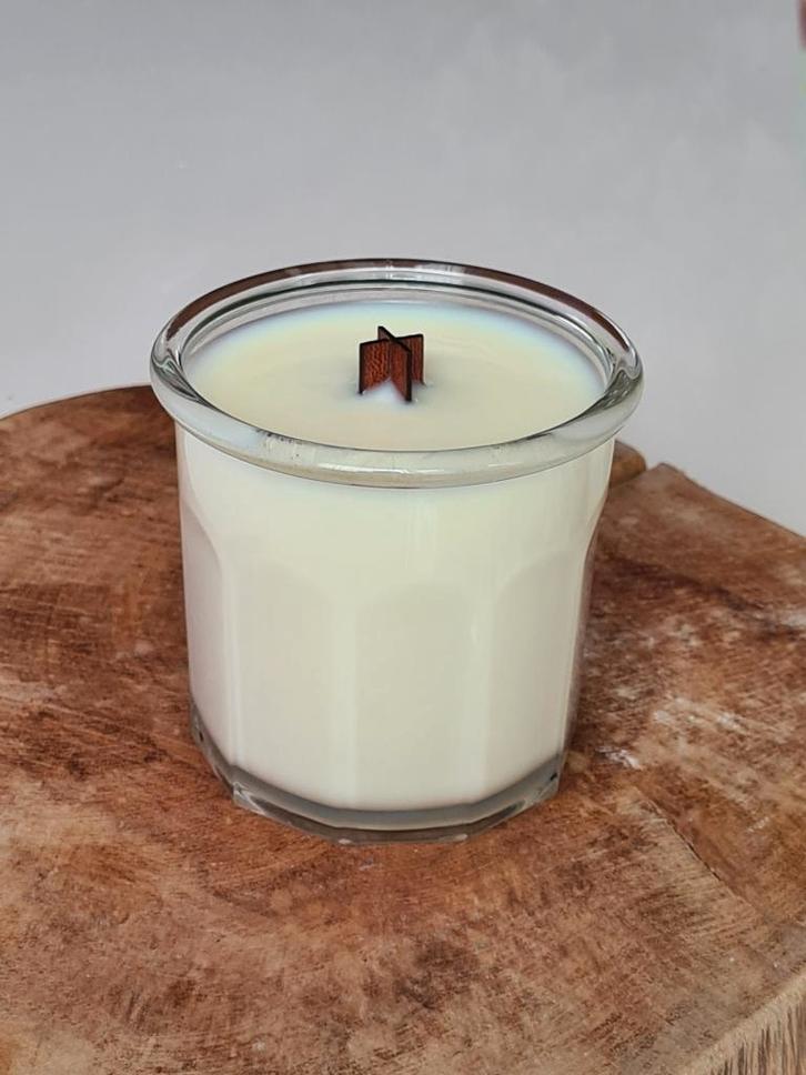 100% Natuurlijke Sojawas Geurkaars | Kaneel, Huis en Inrichting, Woonaccessoires | Kandelaars en Kaarsen, Nieuw, Minder dan 25 cm