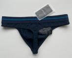 Emporio Armani Microfiber Thong maat M, Verzenden, Blauw, Emporio Armani, Slip