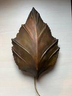Stijlvolle vintage Regency keramieke leaf of blad wandlamp, Huis en Inrichting, Lampen | Wandlampen, Ophalen of Verzenden, Zo goed als nieuw