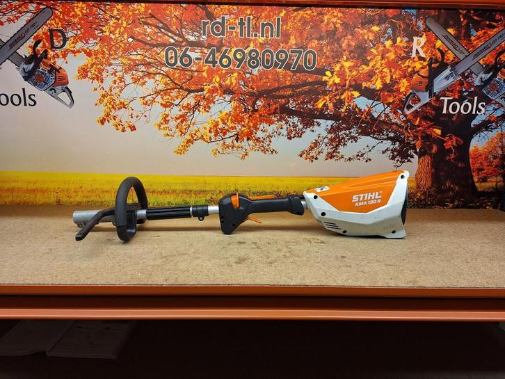 Stihl KMA 130R Accu Combi machine / Multitool KMA130 R, Tuin en Terras, Bosmaaiers, Gebruikt, Accu, 30 tot 50 cm, Ophalen of Verzenden