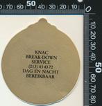 Sticker: KNAC - Breakdown service (1), Verzamelen, Ophalen of Verzenden, Zo goed als nieuw, Auto of Motor