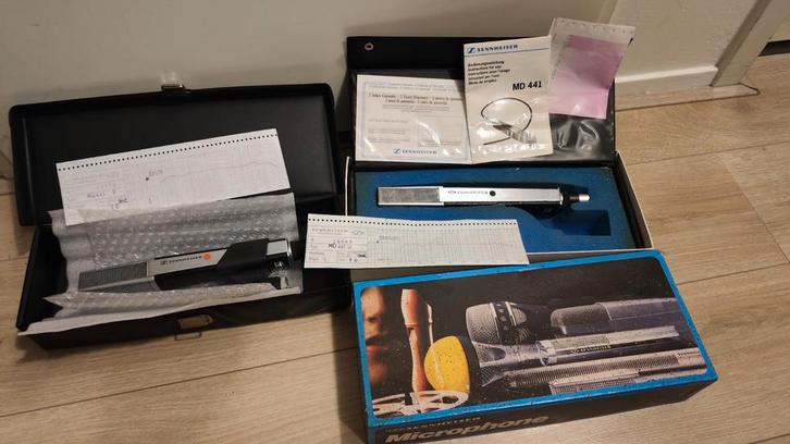 2 x Sennheiser MD 441U dynamische microfoon  / dynamic, Muziek en Instrumenten, Microfoons, Zo goed als nieuw, Studiomicrofoon