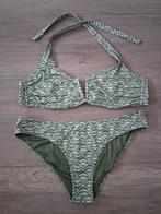 Benetton groene bikini maat L met bijpassende strandjurk, Kleding | Dames, Ophalen, Benetton, Zo goed als nieuw, Bikini