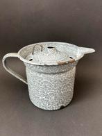 Grijs Gewolkte Emaille Melkkoker, 33 - 40 uur, Vanaf 10 jaar, Overige vormen