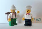 LEGO minifiguur : Dr. Charles Lightning, kok, bakker, chef, Ophalen of Verzenden, Gebruikt, Lego