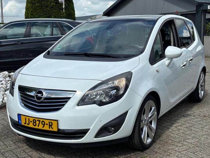 Opel Meriva 1.4 Turbo Cosmo Sport 2012 Wit Pano Xenon, Auto's, Opel, Bedrijf, Te koop, Meriva, ABS, Airbags, Airconditioning, Alarm