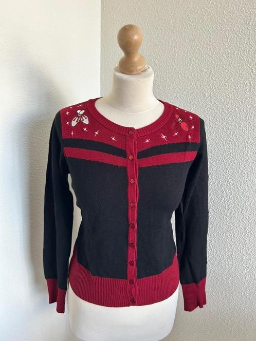 Voodoo Vixen maat XL cardigan vest retro 2325, Kleding | Dames, Truien en Vesten, Zo goed als nieuw, Maat 46/48 (XL) of groter