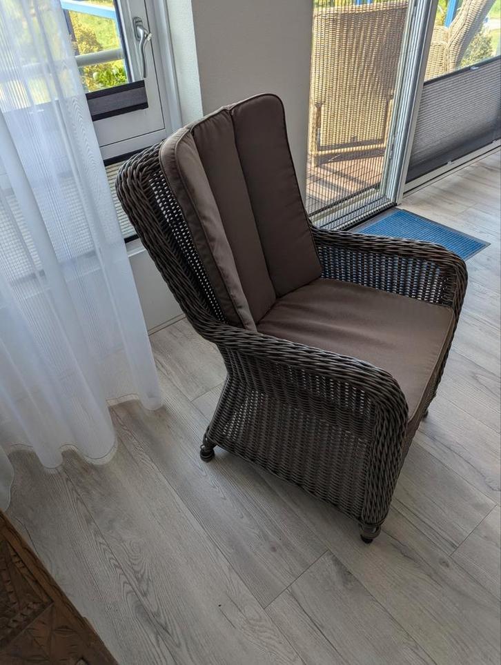 Luxe tuinstoelen (2), Tuin en Terras, Tuinstoelen, Gebruikt, Ophalen