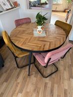 Eettafel Mateo rond 120cm, Huis en Inrichting, Tafels | Eettafels, Ophalen, Zo goed als nieuw, Rond, 100 tot 150 cm