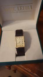 Favre leuba horloge vintage, Overige merken, Staal, Ophalen of Verzenden, Leer