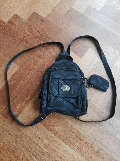 Kleine rugzak, Sieraden, Tassen en Uiterlijk, Tassen | Schoudertassen, Zo goed als nieuw, Zwart, Ophalen of Verzenden