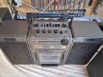 Hitachi Trk 9140E 9140W  ghettoblaster, Ophalen of Verzenden, Gebruikt, Radio