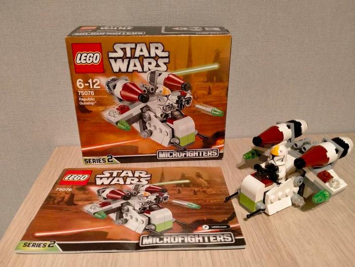 Lego 75076 Star Wars Republic Gunship Microfighter series 2, Kinderen en Baby's, Speelgoed | Duplo en Lego, Zo goed als nieuw