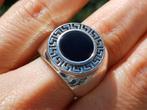 Vanoli 925 zilveren heren ring met onyx maat 19, Vanoli, 20 of groter, Heer, Nieuw