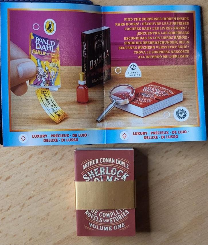 Zuru mini brands books series 2 Luxury Sherlock holmes, Verzamelen, Poppetjes en Figuurtjes, Nieuw, Ophalen of Verzenden