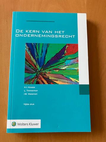 MJ Kroeze e.a.- De kern van het ondernemingsrecht beschikbaar voor biedingen