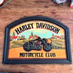 Vintage Harley Davidson wandbord, Ophalen of Verzenden, Zo goed als nieuw