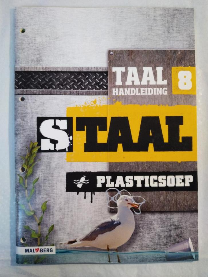 Staal -Versie 1-Handleiding Taal Groep 8 Thema 9 PLASTICSOEP, Boeken, Schoolboeken, Zo goed als nieuw, Nederlands, Overige niveaus