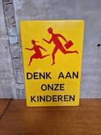 Vintage verkeersbord reclamebord, Ophalen of Verzenden