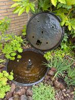 Waterpartij met lava stenen, Tuin en Terras, Waterpartijen en Fonteinen, Ophalen of Verzenden, Zo goed als nieuw, Waterornament
