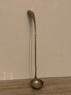 Vintage Alpacca zilveren lange lepel, juslepel, sauslepel, Ophalen of Verzenden