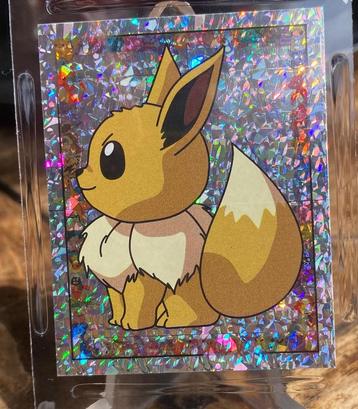 Eevee Pokémon sticker (Merlin) - 1999 cracked ice foil  beschikbaar voor biedingen