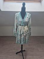 Leuke jurk met print. M, Maat 38/40 (M), Verzenden, Wit, Zo goed als nieuw