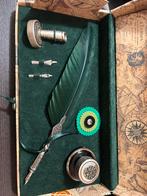 Daillati veren pen set met inkt, Verzamelen, Verzenden, Gebruikt, Balpen, Overige merken