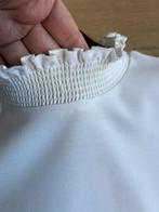 YAYA top M lange mouwen met col, roomwit z.g.a.n., Kleding | Dames, Maat 38/40 (M), Wit, Ophalen of Verzenden, Zo goed als nieuw