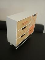 Kleine opberger / ladekastje / knutselkastje / houten kastje, Huis en Inrichting, Kasten | Ladekasten, Gebruikt, 5 laden of meer