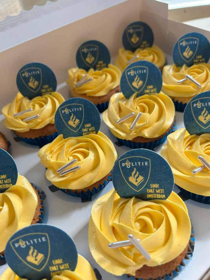 Gedecoreerde cupcakes te koop, Hobby en Vrije tijd, Feestartikelen | Verhuur, Nieuw, Overige, Ophalen