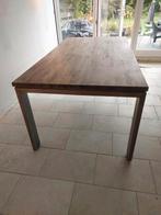 Mooie eettafel met 2 bijzettafeltjes, Huis en Inrichting, Tafels | Eettafels, Ophalen, Gebruikt, 50 tot 100 cm, Vijf personen of meer