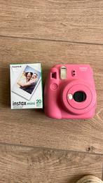 Instax mini 9 roze met 20 prints, Ophalen of Verzenden, Zo goed als nieuw, Polaroid, Fuji
