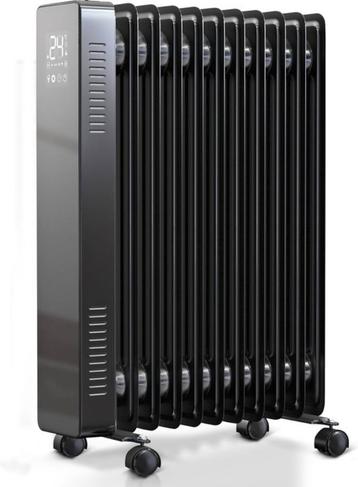 elektrische Olieradiator van 2000watt | Zwart | Verrijdbaar beschikbaar voor biedingen