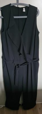 Jumpsuite ruffel zwart maat 46, Verzenden, Zwart, Maat 46/48 (XL) of groter, Zo goed als nieuw