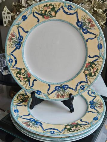 4 Villeroy & Boch Castellina Dinerborden beschikbaar voor biedingen