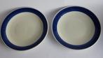 Rörstrand Koka blauw 2 bordjes Hertha Bengtson  ca1950, Huis en Inrichting, Keuken | Servies, Ophalen of Verzenden, Zo goed als nieuw