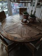 Riviera maison eettafel crossroads 140cm rond, Huis en Inrichting, Ophalen, 100 tot 150 cm, Riviera maison, 150 tot 200 cm