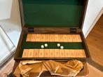 Shut the Box Dobbelspel in Luxe Houten Koffer, Een of twee spelers, Ophalen of Verzenden, Nieuw, Reisspel
